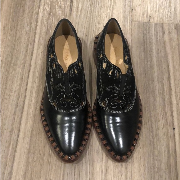 Free People Cut Out Embellished Loafers - Picture 2 of 5